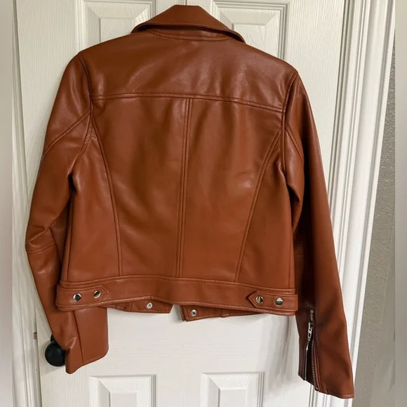 BLANKNYC Good Vibes Faux Leather Moto Jacket - Picture 3 of 4